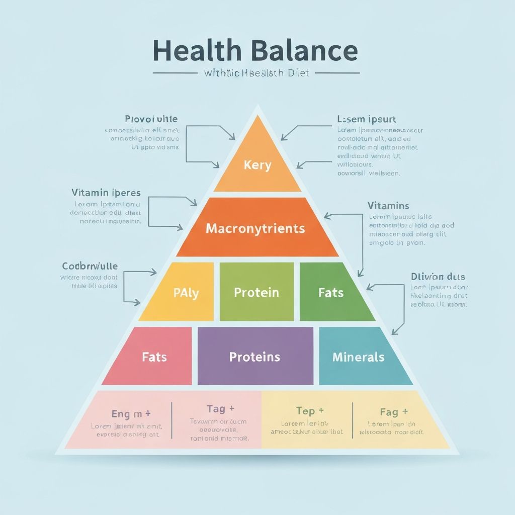 Prikaz piramide ishrane i makronutrijenata